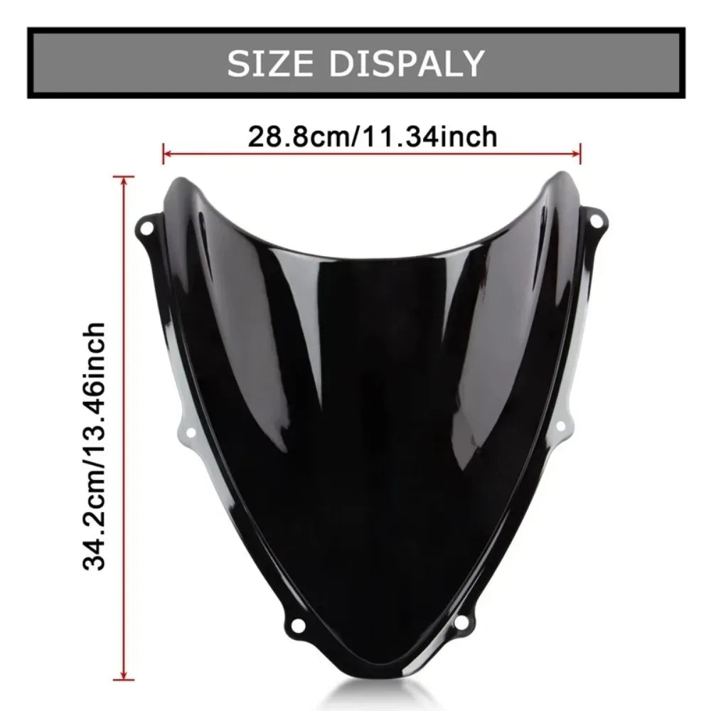 Motorcycle Windshield – Double Bubble for Suzuki GSXR600/GSXR750 K6/K7
