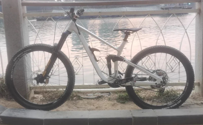 Bicycle Full Suspension Frame Soft Tail Trunnion MTB  Enduro  DH XC AM Mountain Frame  29/27.5ER Boost12*148mm Inner Cable DPD