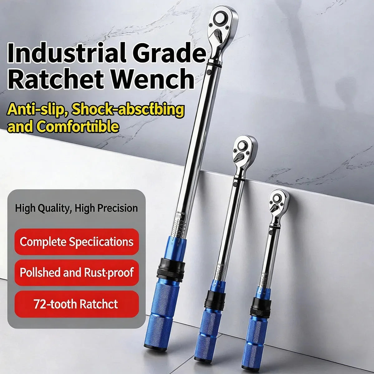 NIUXIANG High-Precision Adjustable Torque Wrench – 1/4” / 3/8” / 1/2” – Automotive / Motorcycle / Bicycle – from $39