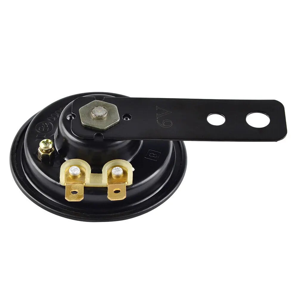 6V Universal Black Motorcycle Horn Loudspeaker For Honda Kawasaki Yamaha Suzuk