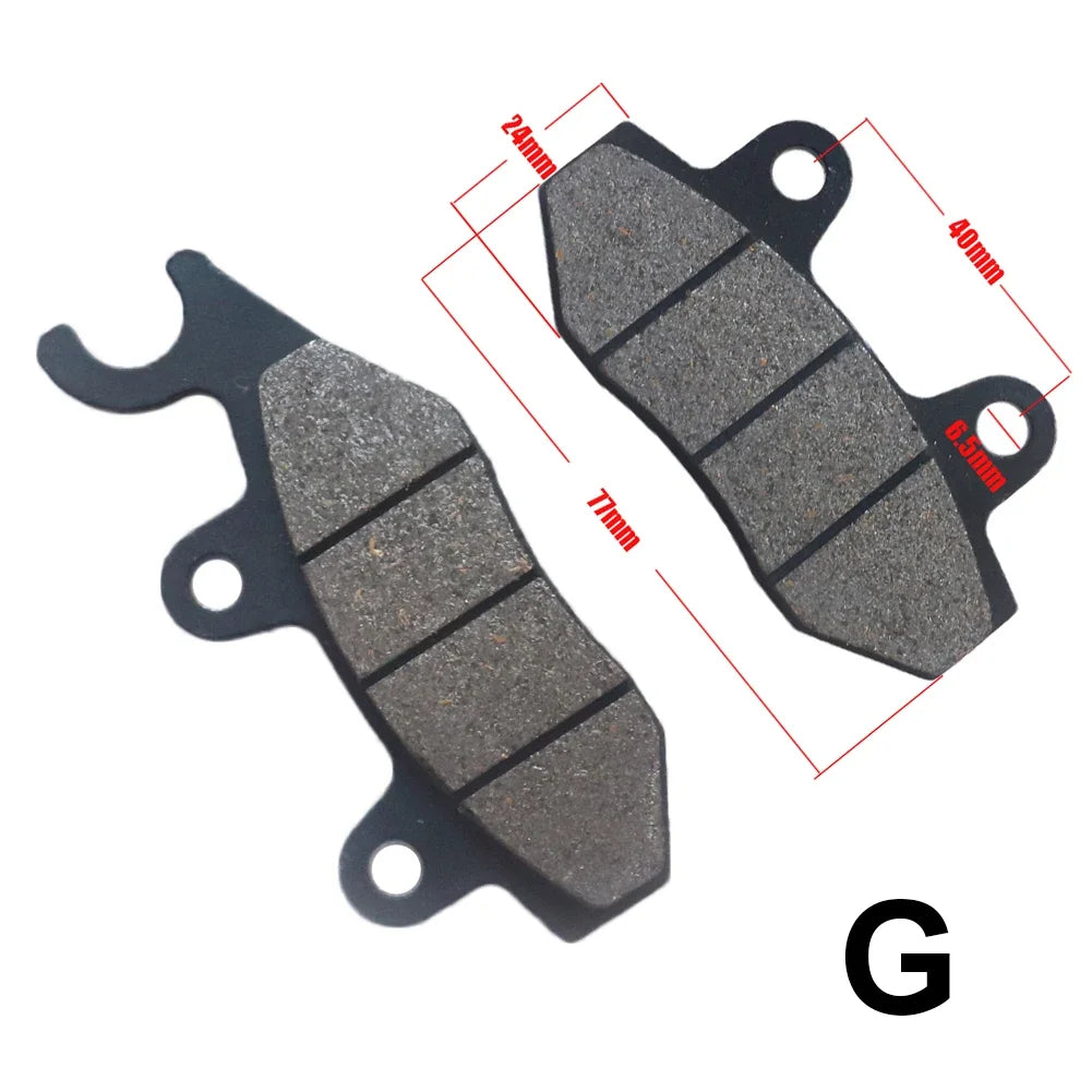Motorcycle Brake Pads 50cc–250cc – Brake Pad Tools – ATV Quad Go Kart Chinese Dirt Pit Bike Scooter Hydraulic Front / Rear – Metal – 1 Pair – $15