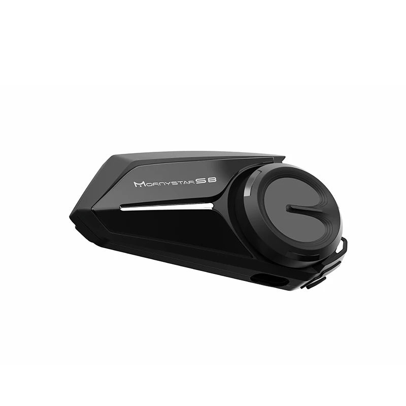 Mornystar S8 Motorcycle Bluetooth Intercom – 6-Rider Music Sharing
