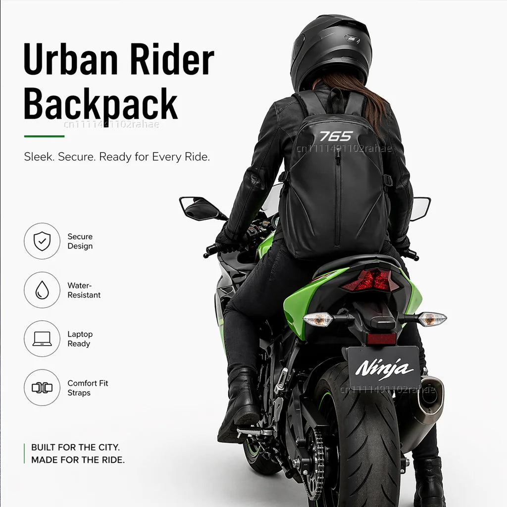 Motorcycle Backpack – Waterproof Large Capacity Helmet & Travel Bag