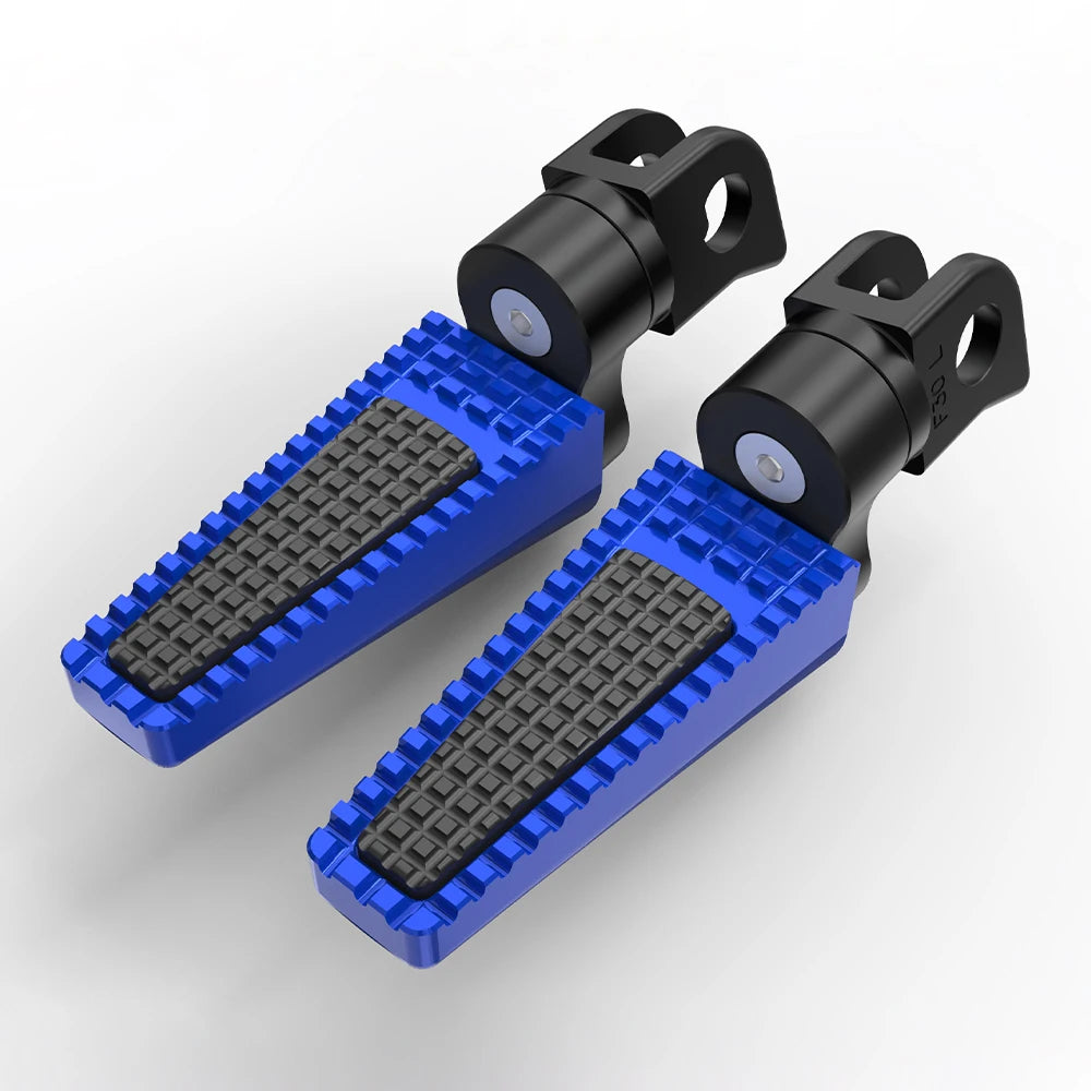 Kawasaki Z650 Anniversary / Z650RS / Z1000SX / ZX-6R / ZX-9R Front Foot Pegs – Adjustable 360° or Straight – CNC Aluminum + Rubber – 7 Colors – $75–$90