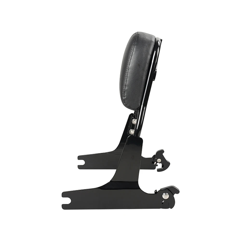 Motorcycle Rear Passenger Detachable Sissy Bar Backrest With Cushion Pad Fit For Harley Softail Heritage Classic 2000 - 2017