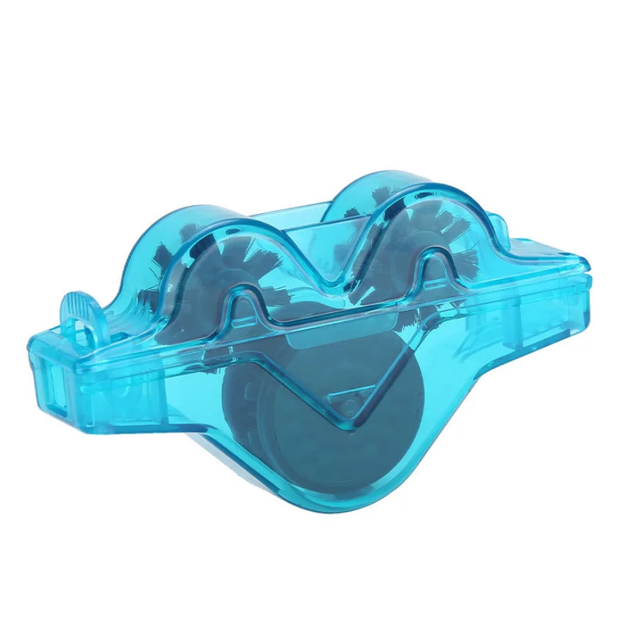 Bicycle Frog Chain Cleaner Trailer – No-Handheld Chain Cleaning & Maintenance Tool for Mountain & Road Bikes – Blue / Pink – $16