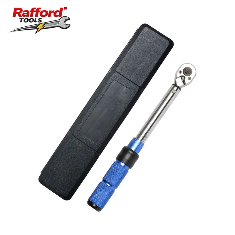 Rafford 1/4” Click Torque Wrench – 2–24 Nm – 0.2 Nm Micro-Adjust – 72-Tooth – ±3% Certified – Bicycle & Motorcycle – from $44