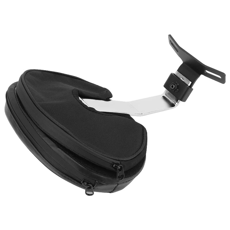 Motorcycle Adjustable Plug In Driver Backrest Rider Sissy Bar Pad For Harley Dyna Softail Electra Road Street Glide Road King