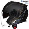 Three Quarter Open Face Helmets with Built In Bluetooth Headset