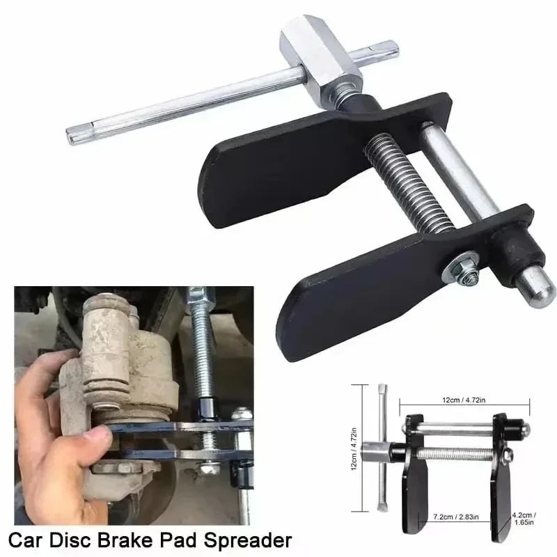 Heavy Duty Brake Pad Spreader Caliper Piston Compression Tool – Brake Caliper Tools – Car Motorcycle Disc Brake Repair Kit for Pad Replacement – Chromium Vanadium Steel – Black – $27