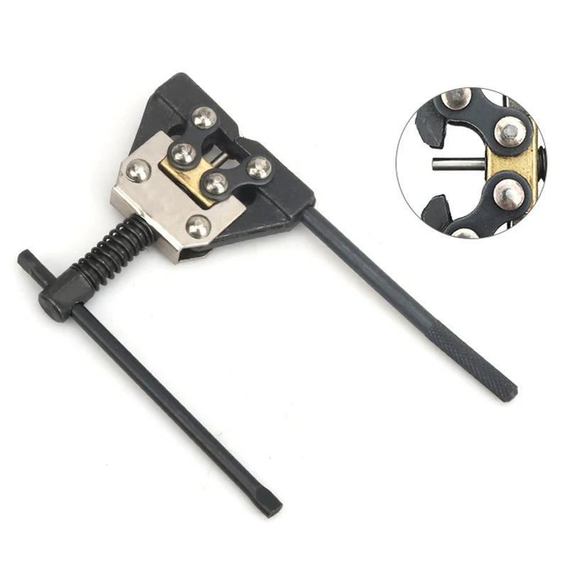 ATVUTV MOTO Chain Breaker & Riveting Tool – 420–530 + 08B/10B/08A/10A Timing Chains – ATV / Dirt Bike / Go Kart / Bicycle – Black – $14