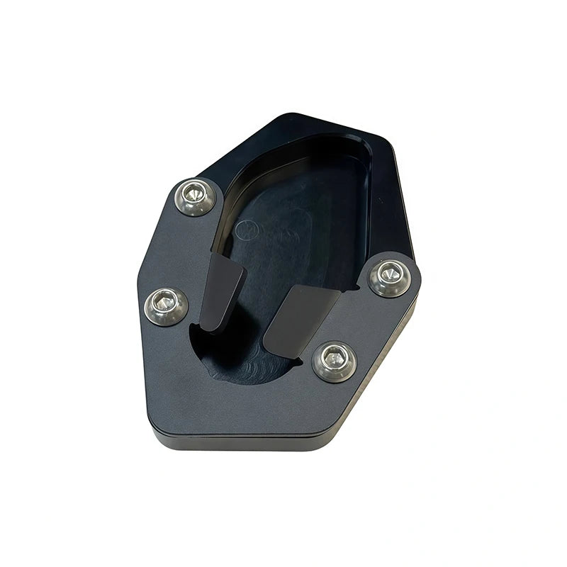 For Himalayan450 Himalayan 450 2024 2025 Motorcycle Accessories Himalayan450 Enlarge Kickstand Extension Plate Pad Pedals – fastcozy Billet Aluminum CNC Black Silver + Keychain Chain