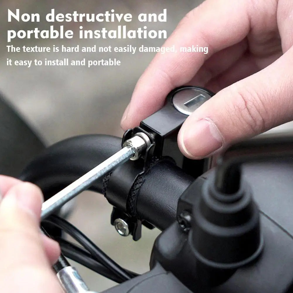 Helmet Lock for Motorcycle Scooter Atv Bicycle Universal Security Anti-theft Handlebar Lock 20mm-26mm with Keys Handle Locks