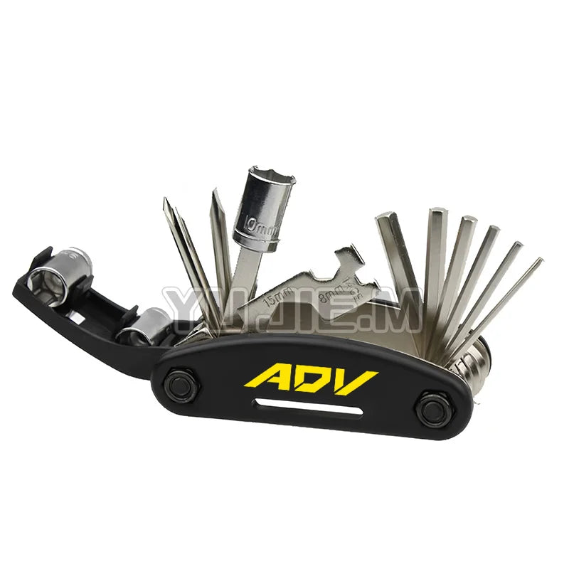 Honda ADV150 / ADV160 / ADV350 16-in-1 Multi-Tool – Allen + Socket + Hex + Screwdriver + Spoke – ADV Logo – 8 Variants – $20