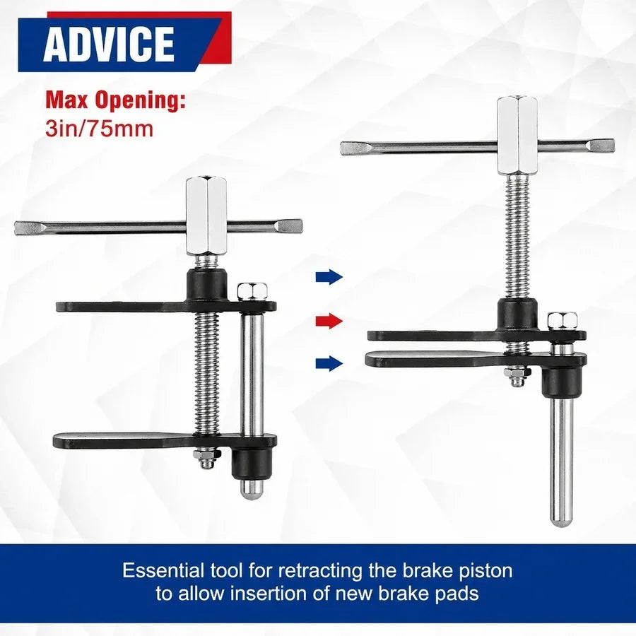 Butterfly Disc Brake Pad Spreader – Brake Disc Tools – Disc Brake Pump Regulator Motorcycle Piston Caliper Compressor Cylinder Tool – $25