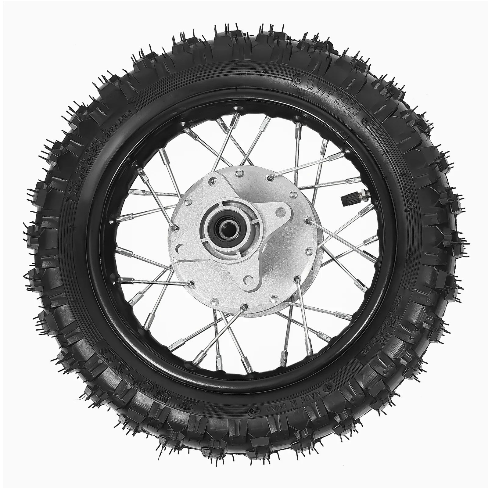 Dirt Bike Tires – 2.50-10 Front & Rear Wheel Rim Tire Set