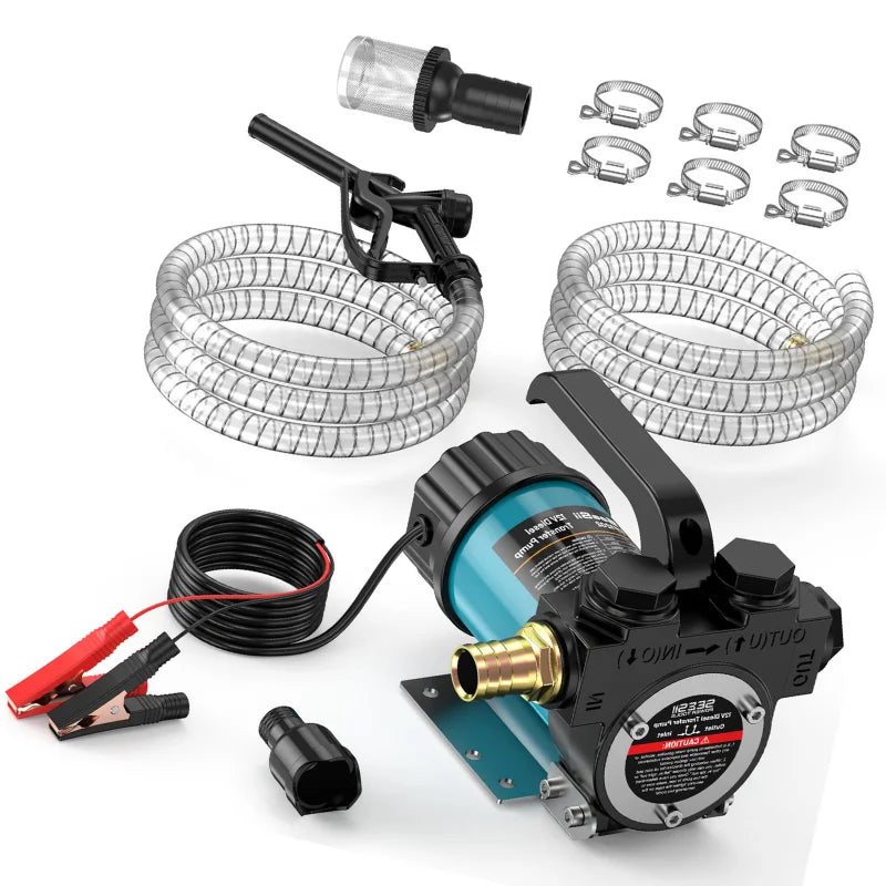 SEESII SL029 12V Diesel Pump 13GPM Kit