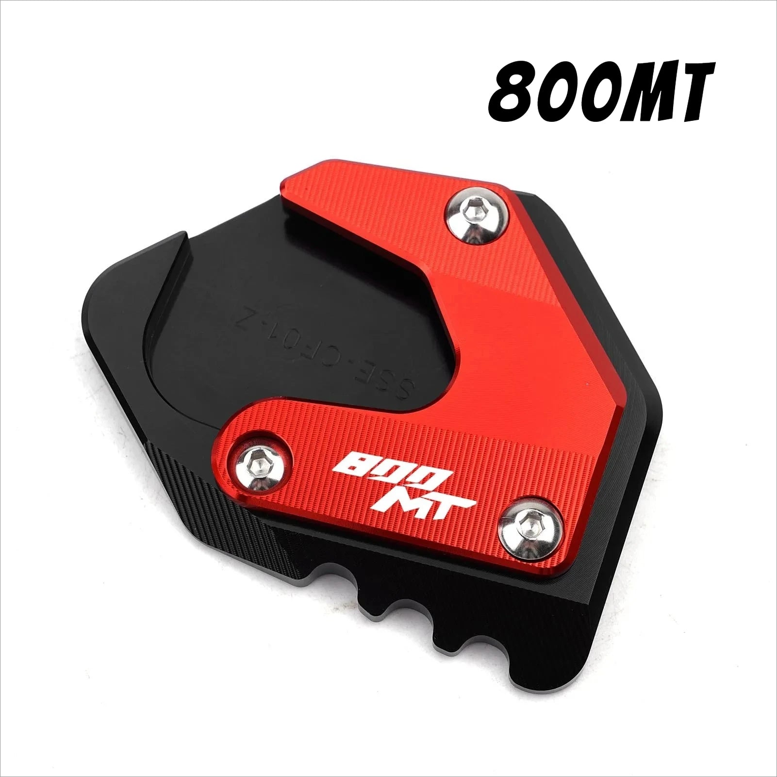 For CFMOTO 800MT CF 800 MT-X 1000 1000MTX 1000 MTX 2025 2026 Motorcycle Accessories Foot Kickstand Pad Side Stand Extender Plate – ZEXDDI Aluminum Gold Red Blue Sky Blue Grey Black