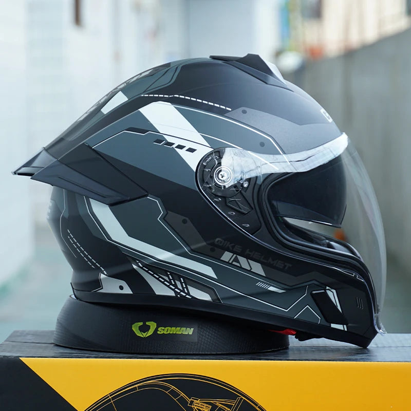 Full Face Motorbike Helmet for Men and Women DOT Approved