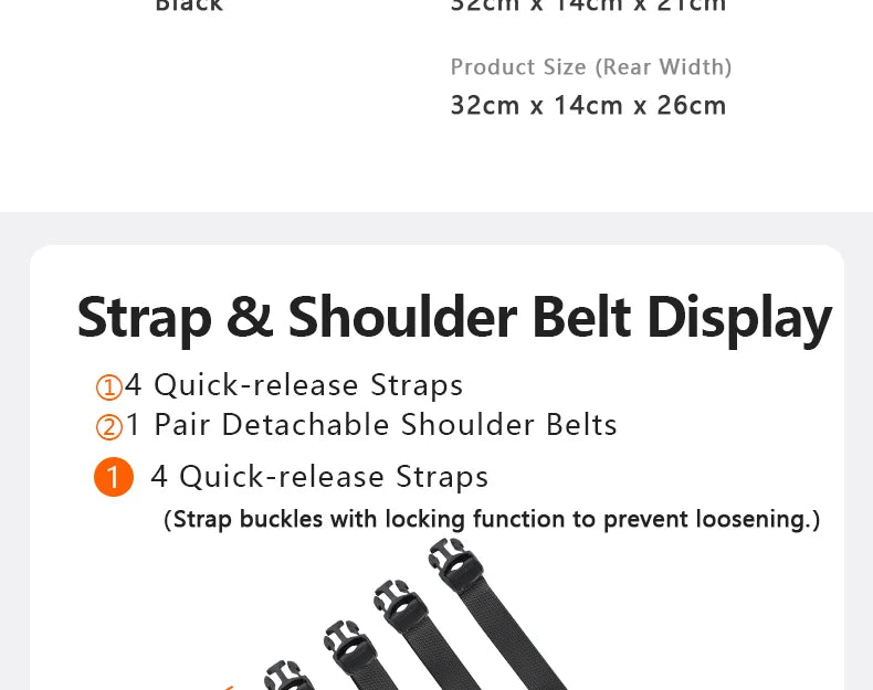 Motorcycle Backpack – Waterproof Multi-Function Rider Storage Bag