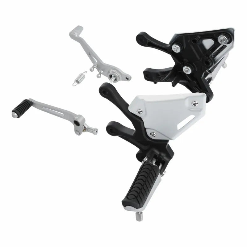 Motorcycle Front Rider Footpeg Pegs Pedal Bracket For Kawasaki Z900 2017-2024 2018 2019 2020