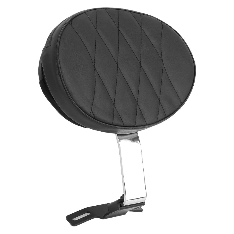Motorcycle Adjustable Plug In Driver Backrest Rider Sissy Bar Pad For Harley Dyna Softail Electra Road Street Glide Road King