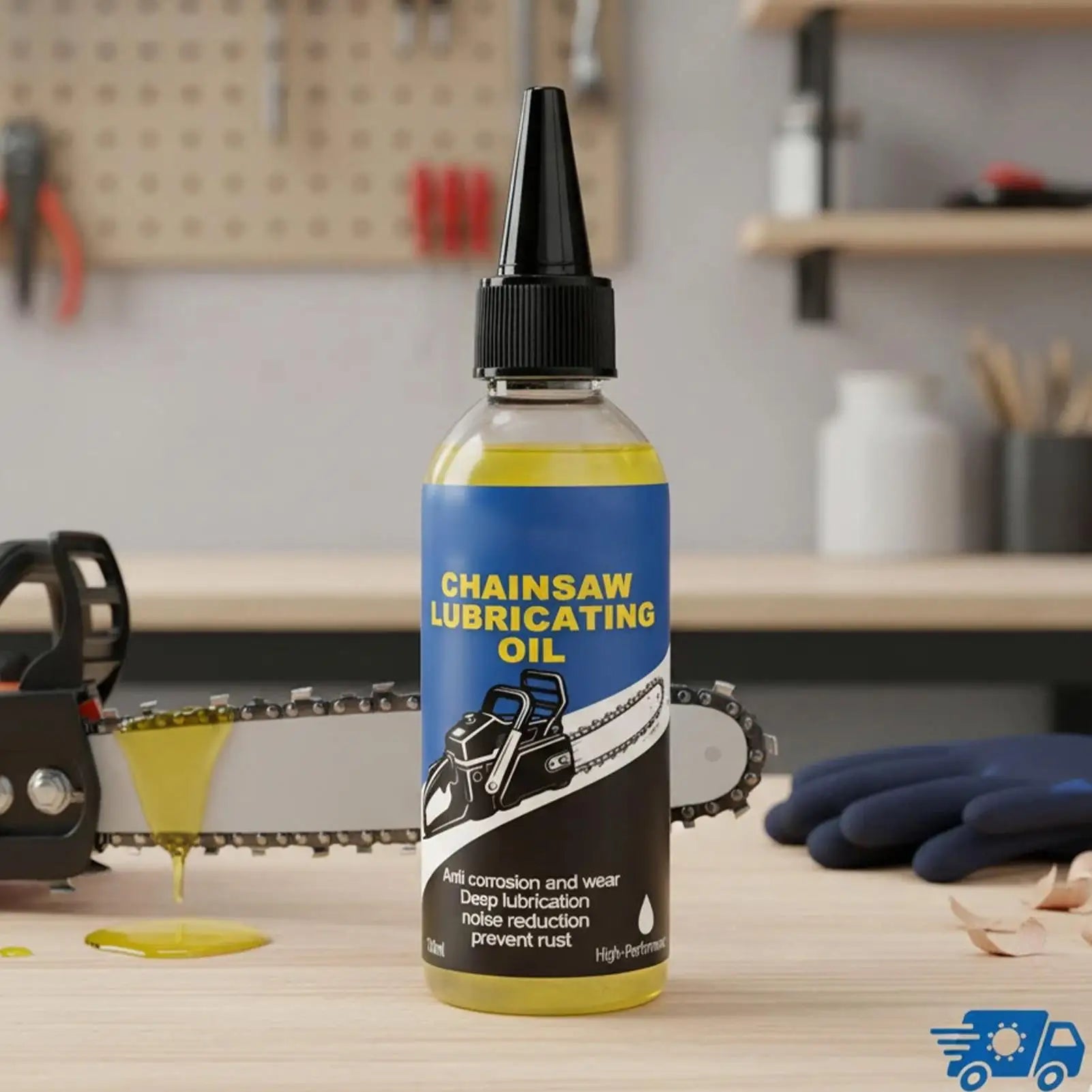 Chainsaw Lubricating Oil 100ml – Anti-Rust Deep Penetrating Chain Lube for Motorcycle Bicycle Chainsaw Hedge Trimmer – $12