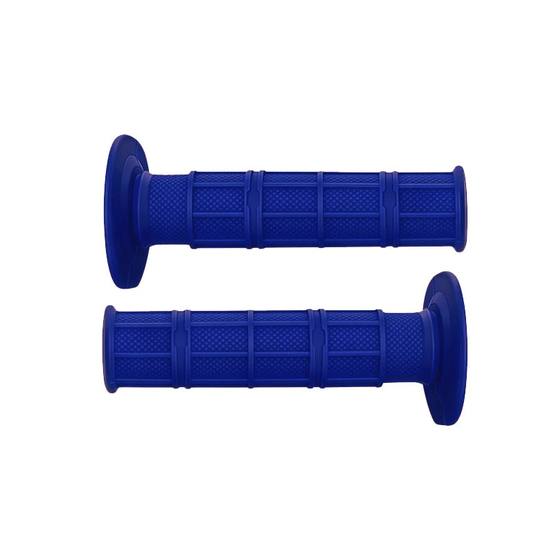 fastcozy Universal Motorcycle Handlebar Grips 7/8" Left 22mm Right 24mm Non-Slip Soft Rubber Modification Moto Handles for Honda Suzuki Ducati Benelli Dirt Bike Motocross – 7 Colors (1 Pair)