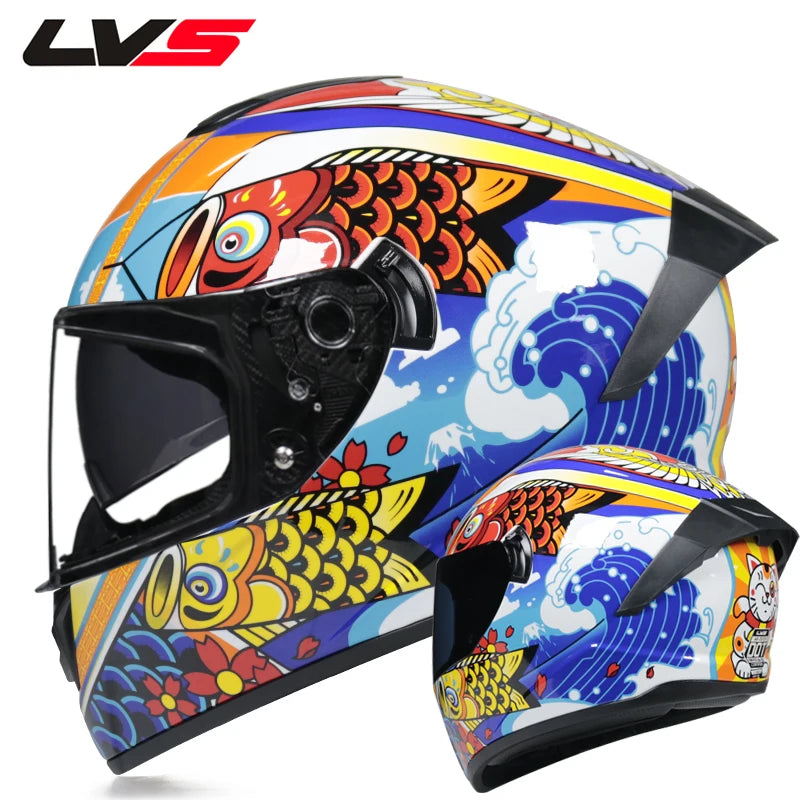 Winter Warm Full Face Helmet with Double Visor