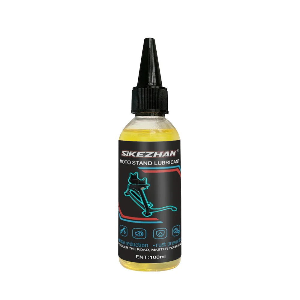 SIKEZHAN Motorcycle Chain & Stand Lubricating Oil – Refined Mineral Oil – Anti-Rust Noise-Reducing Anti-Wear – Side Stand Center Stand Bicycle Chain – 100ml / 200ml – $20