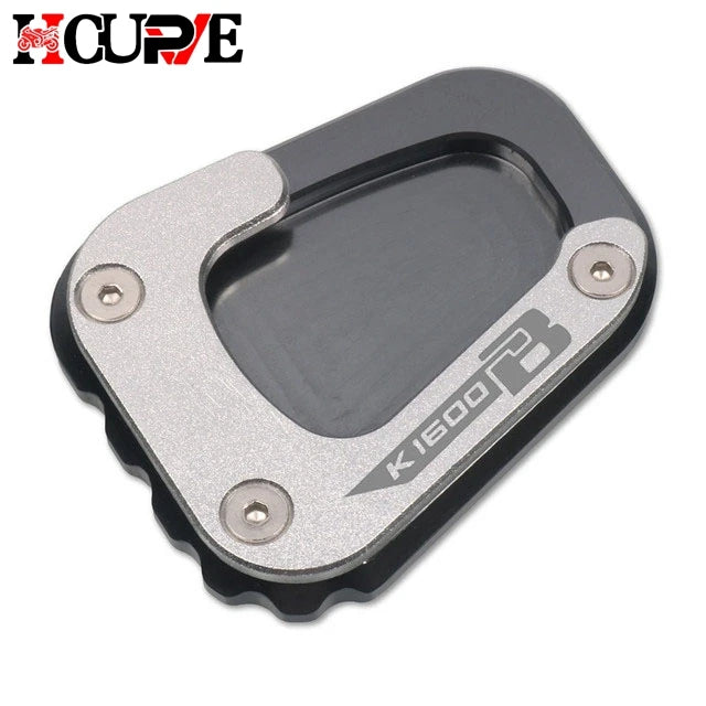Motorcycle Kickstand Foot Side Stand Extension Pad Support Plate Enlarge For K1600B K1600GT K1600GTL K1600 B GT GTL 2017-2024 – HICurves CNC Aluminum Titanium Silver Black
