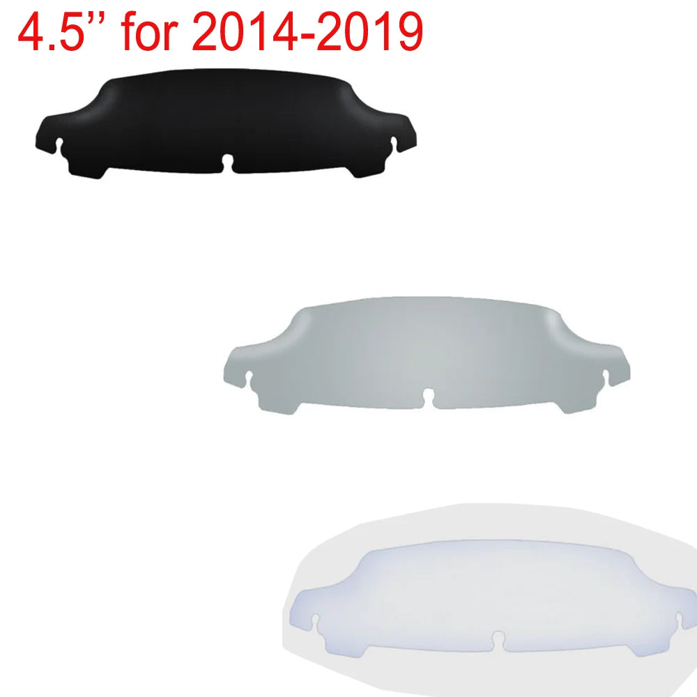 4.5-10.5" Motorcycle Windshield Fairing Windscreen for Harley Touring Electra Street Glide Ultra Limited 96-2022 Wind Deflector – TrichTu Mount ABS Black Clear Smoke 4.5in 6in 7in 8in 9in 10.5in