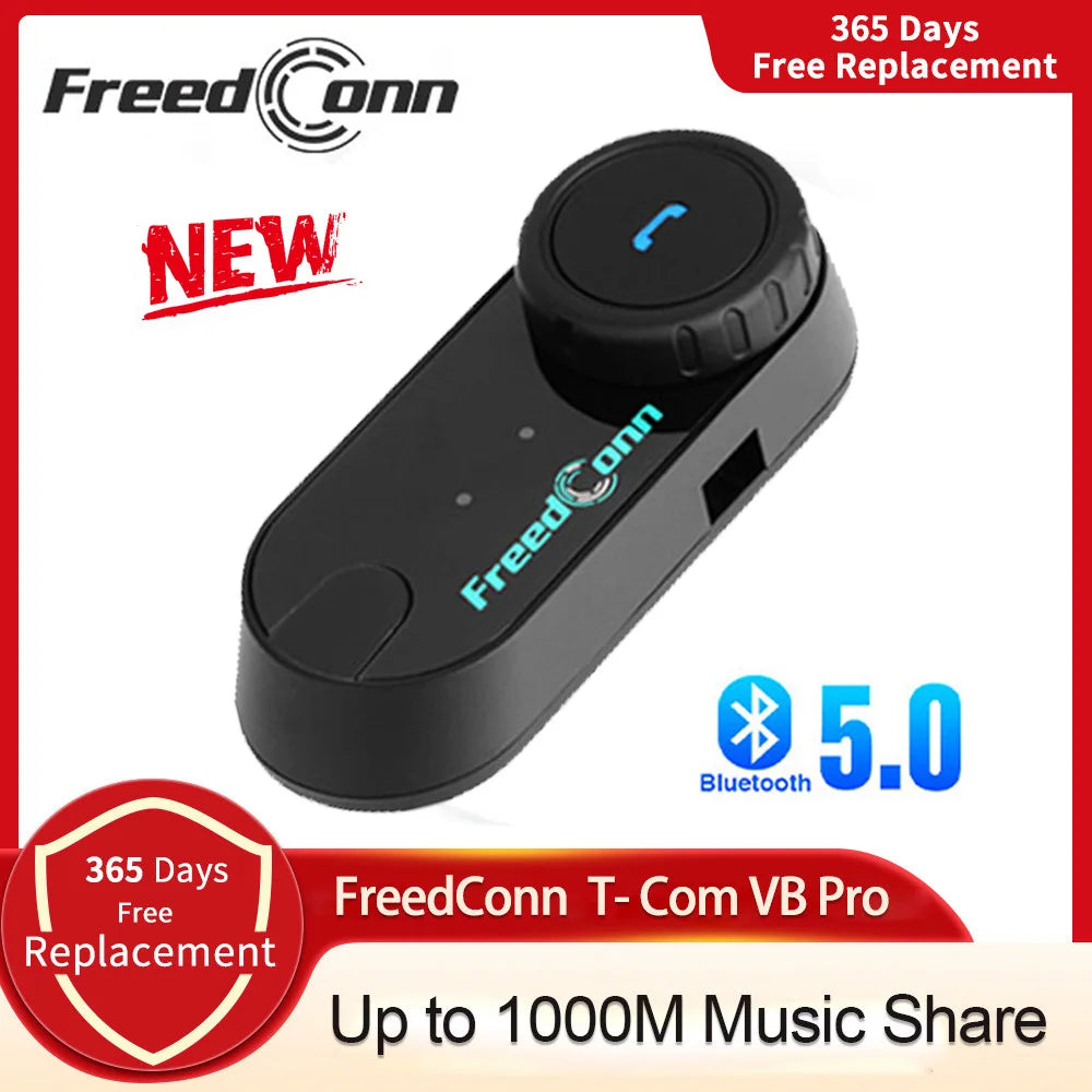 FREEDCONN T-COM VB Motorcycle Bluetooth Intercom – 6-Rider Group