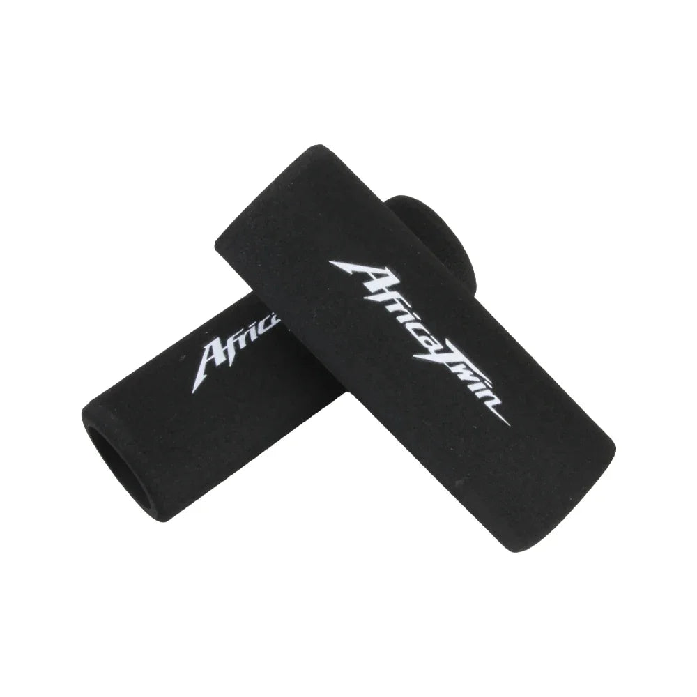 YUCHUMOTO Honda Africa Twin Anti-Vibration Sponge Foam Handlebar Grip Covers UV Resistant Slide-Over Grip Accessories for Honda CRF1100L CRF1000L Africa Twin XRV 750 XRV 650 – White