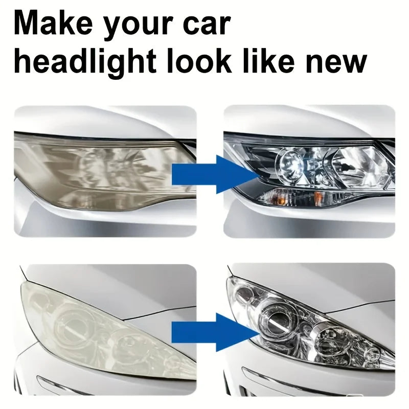 Car & Motorcycle Headlight Restoration Polish Paste – Removes Yellowing Oxidation Scratches – Restores Clarity & Night Visibility – 50g / 100g / 200g / 300g – $25