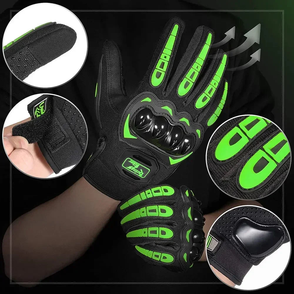 Hard Knuckle Motorcycle Gloves