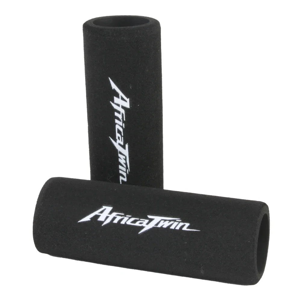 YUCHUMOTO Honda Africa Twin Anti-Vibration Sponge Foam Handlebar Grip Covers UV Resistant Slide-Over Grip Accessories for Honda CRF1100L CRF1000L Africa Twin XRV 750 XRV 650 – White