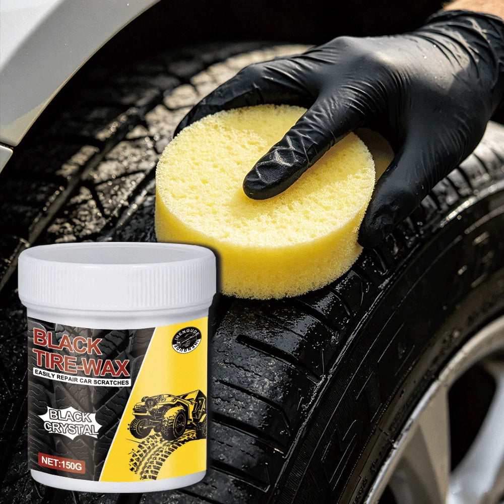 Tire Shine Spray & Dressing – High Gloss Black Tire Polish UV Protection Long-Lasting Coating – Restores Faded Tires – $16