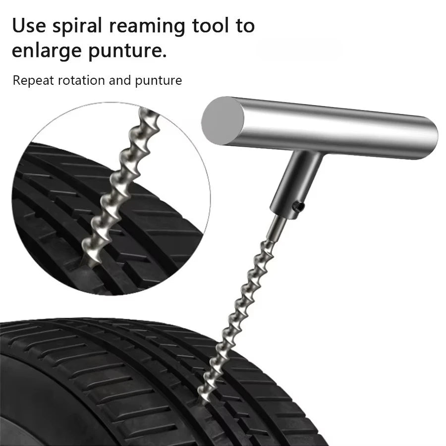 Tubeless Tire Puncture Plug Repair Kit – 33pcs or 45pcs with Storage Box – Car Motorcycle Bike Truck SUV – $18–20