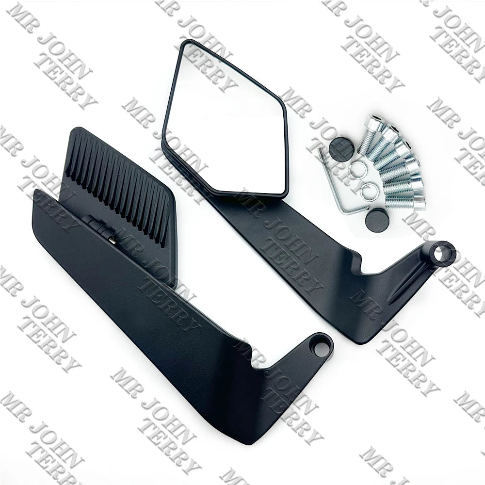 For YAMAHA MT 07 MT07 MT 09 MT09 SP MT 10 MT10 SP Motorcycle Mirrors Stealth Winglets Mirror Kits To Rotate Adjustable Mirrors