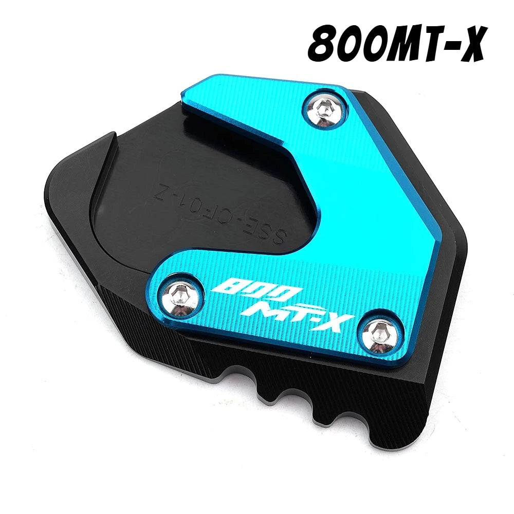 For CFMOTO 800MT CF 800 MT-X 1000 1000MTX 1000 MTX 2025 2026 Motorcycle Accessories Foot Kickstand Pad Side Stand Extender Plate – ZEXDDI Aluminum Gold Red Blue Sky Blue Grey Black