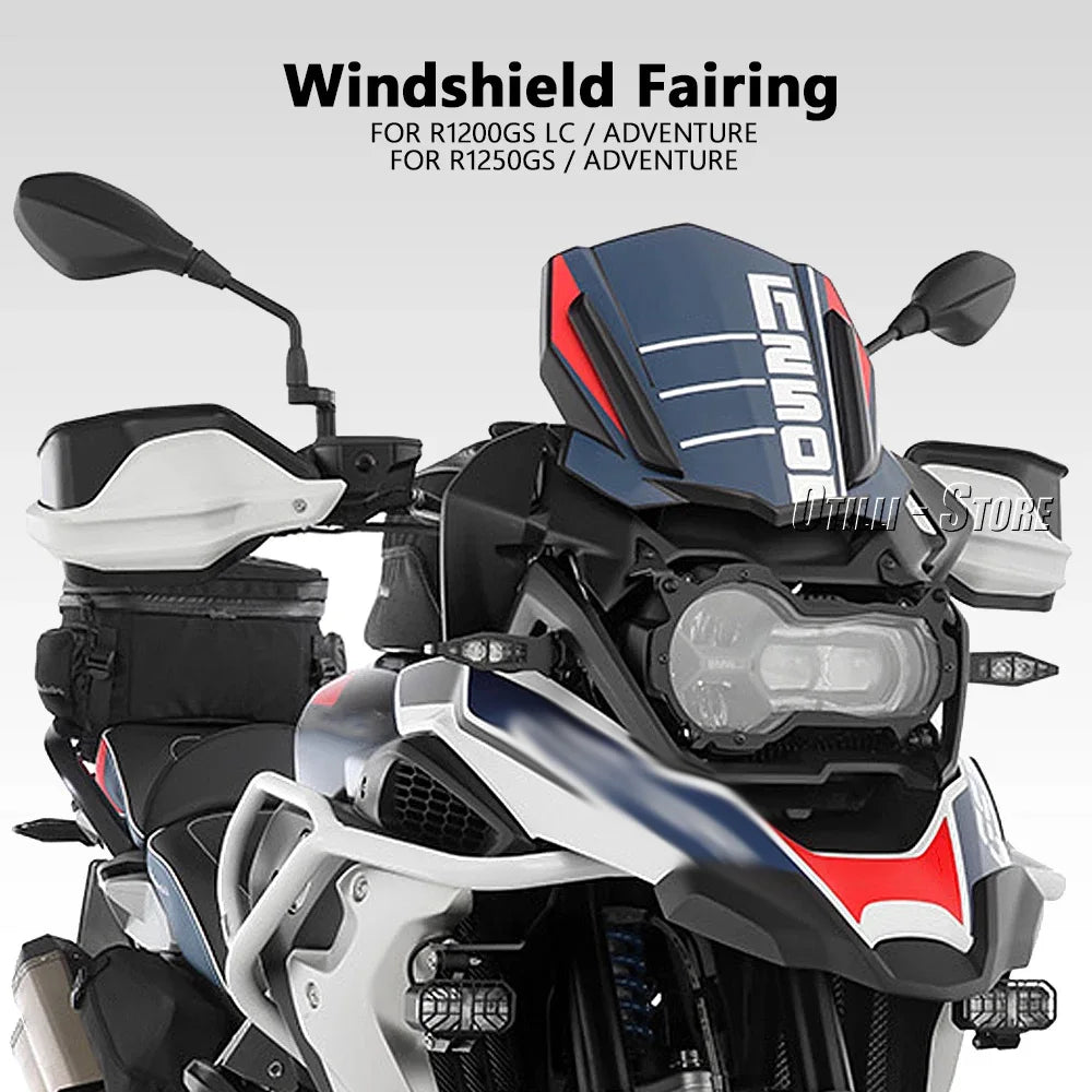 Motorcycle Windshield for BMW R1250GS 2018-2024 ADV LC Rallye Windscreen Deflector Protector Wind Screen – Otilli ABS Plastic 8 Styles R1200GS LC R1250GS Adventure