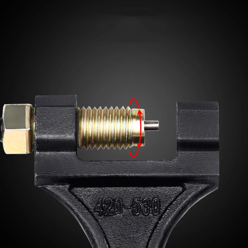 Motorcycle Chain Breaker & Link Separator Tool – 420 / 428 / 530 Chains – High Carbon Steel – ATV / Mower – $24