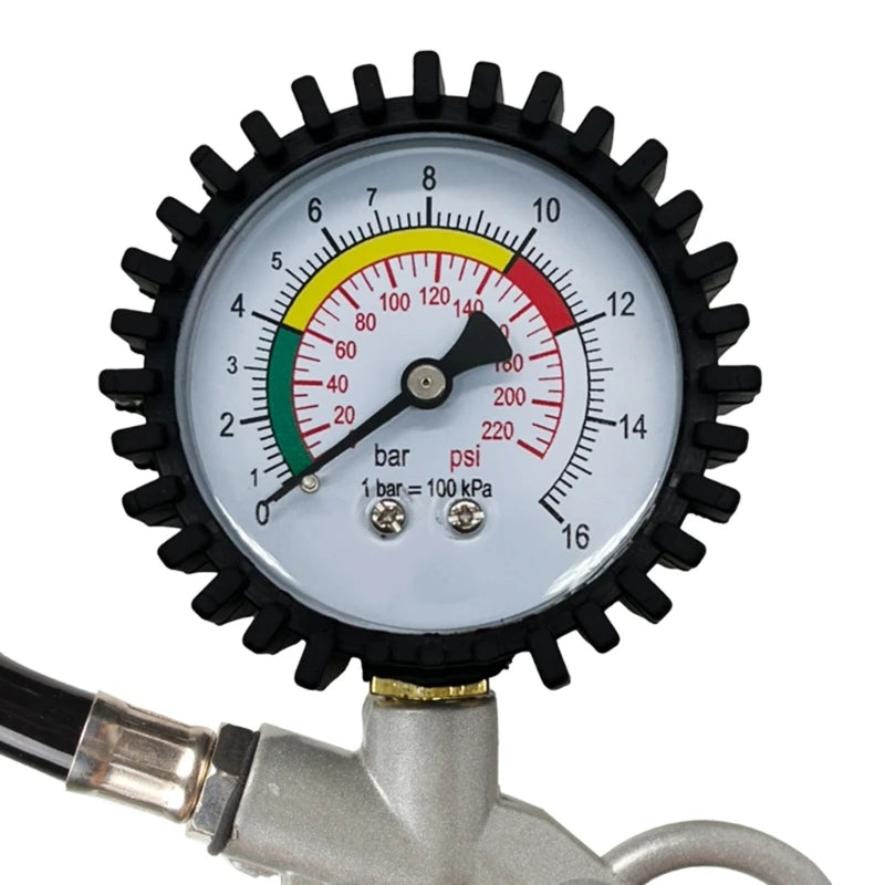 0–220 PSI Tire Pressure Gauge – Professional Heavy-Duty Tire Gauge
