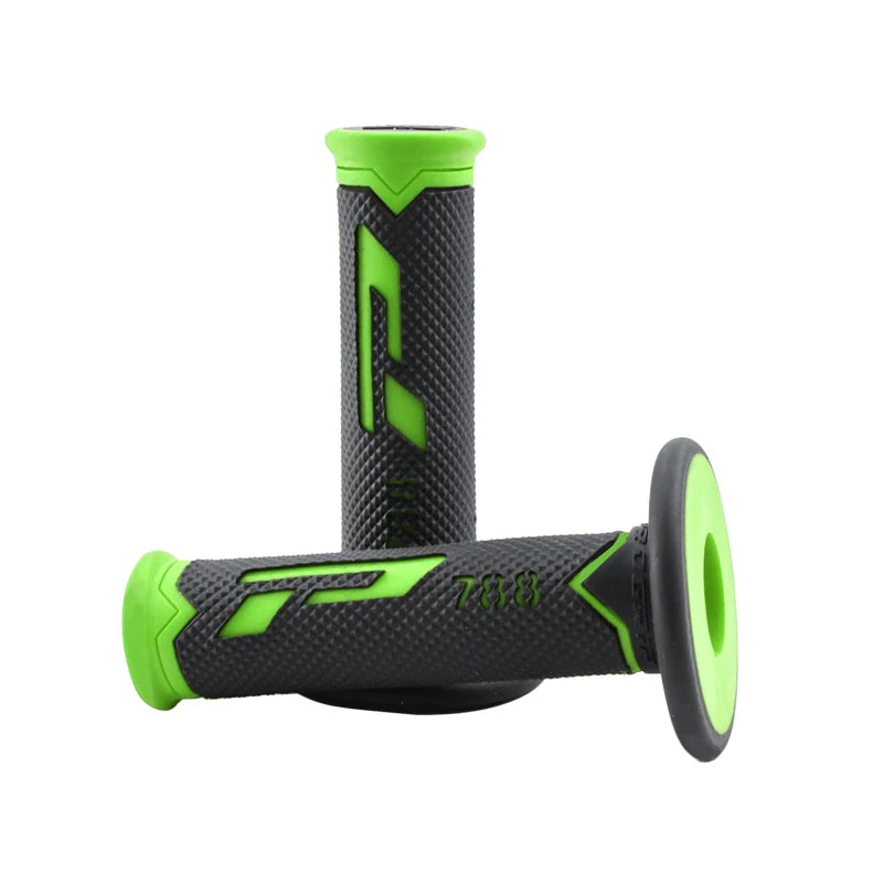 Motorcycle Handlebar Grips 7/8" 22mm 24mm Gel Rubber Universal Anti-Slip Racing Grips for ATV Dirt Pit Bike Motocross Scooter MTB Bicycle – 6 Colors