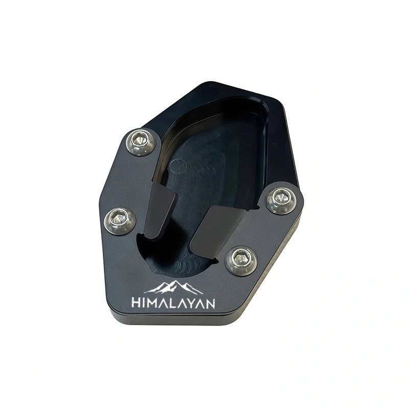 For Himalayan450 Himalayan 450 2024 2025 Motorcycle Accessories Himalayan450 Enlarge Kickstand Extension Plate Pad Pedals – fastcozy Billet Aluminum CNC Black Silver + Keychain Chain