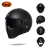 Modular Helmets – DOT & ECE Certified 3/4 Open Face Motorcycle Helmet for Men & Women