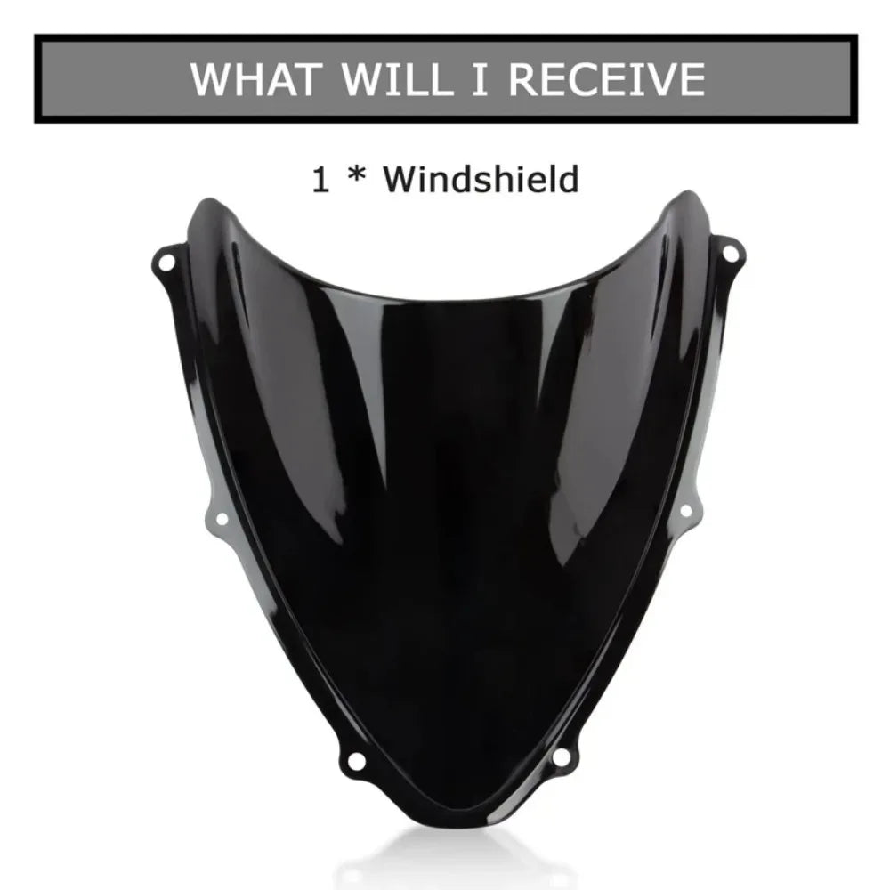 Motorcycle Windshield – Double Bubble for Suzuki GSXR600/GSXR750 K6/K7