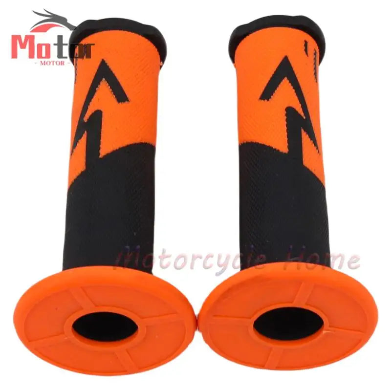 Kawasaki Universal Motorcycle Handlebar Grips 7/8" 22mm Rubber Hand Grips for Kawasaki ZX6R ZX7R ZX10R ZX12R ZX14R KX 65 85 125 250 KLX 125 250 – 4 Colors (1 Pair)