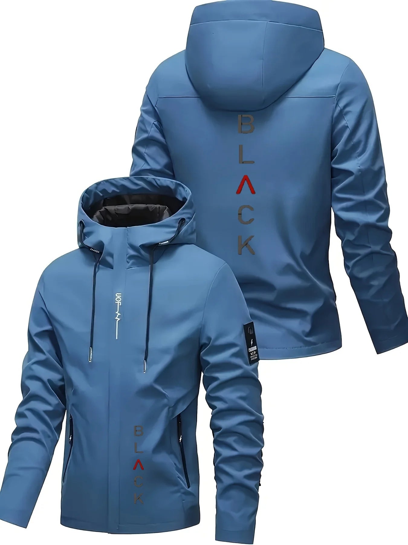 All Season Heavy Duty Motorcycle Jacket with Hood